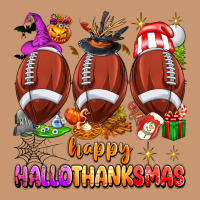 Happy Hallothanksmas Football Heavyweight Hoodie | Teevron