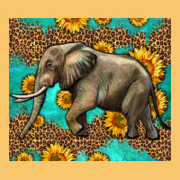 Western Sunflowers Elephant Vintage Hoodie | Teevron