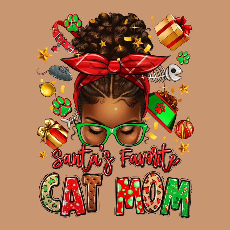 Santas Favorite Cat Mom Heavyweight Hoodie by texasbilliewilder | Teevron