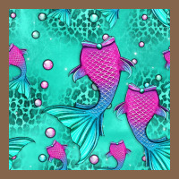 Mermaid Tail Seamless Pattern Premium Tee | Teevron