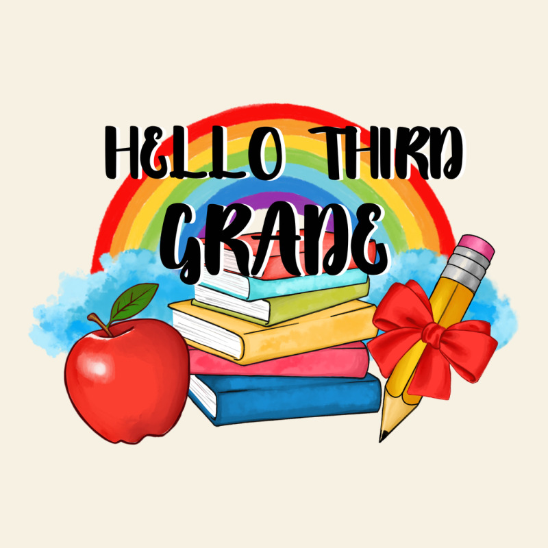 Back To School Hello Third Grade 3200x2400 Vintage Tee by AdoDesignShop | Teevron