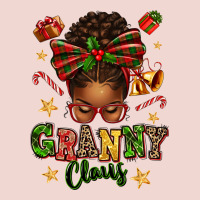 Granny Claus Afro Messy Bun Premium Sweatshirt | Teevron