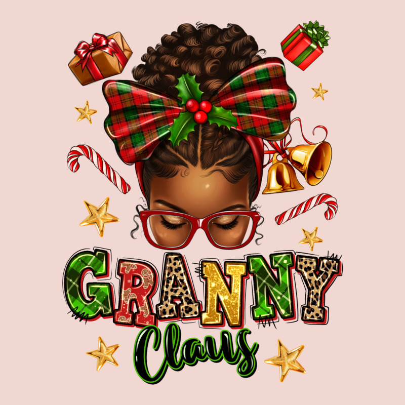 Granny Claus Afro Messy Bun Premium Sweatshirt by texasbilliewilder | Teevron