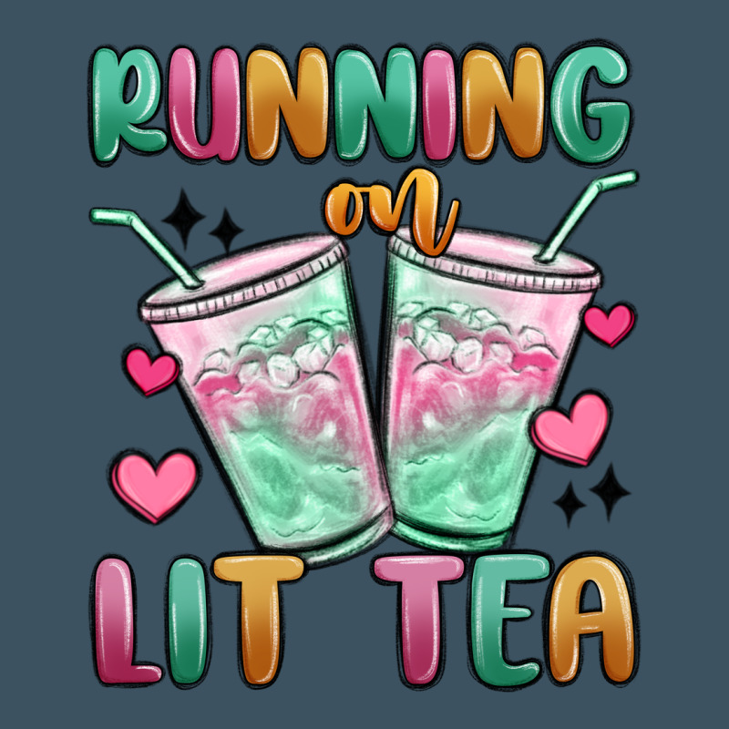 Running On Lit Tea Urban Heavy Tee by MaliasSmallBusiness | Teevron