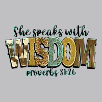 She Speaks With Wisdom Proverbs 31 26 Long Sleeve Tee | Teevron