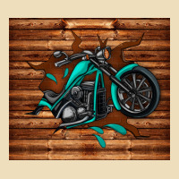 Woodgrain Motorcycle Premium Hoodie | Teevron
