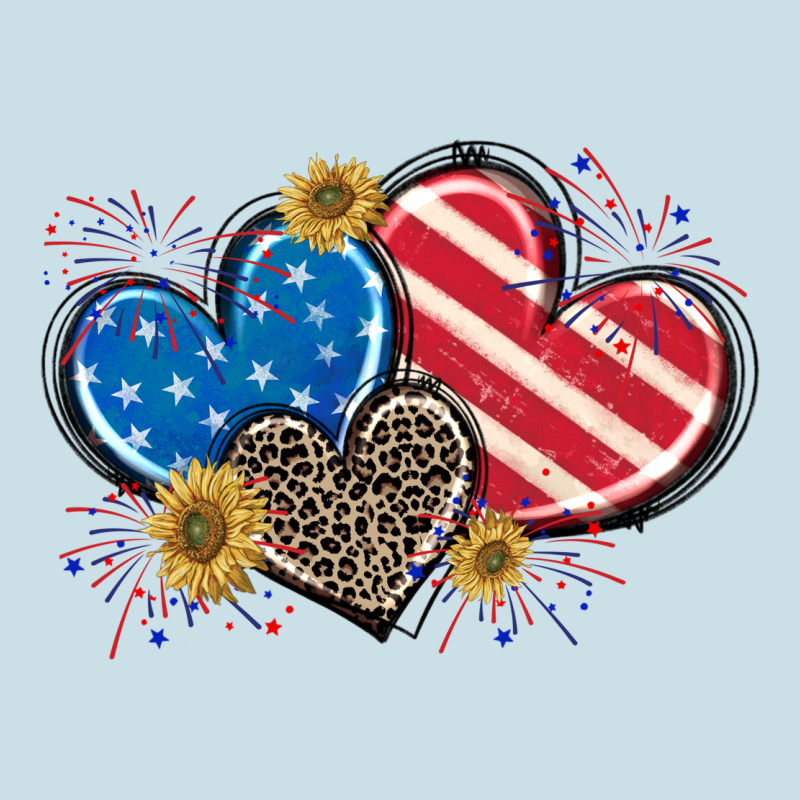 American Flag Heart Ladies Tee by CowGirlArtShop | Teevron