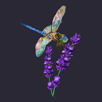 Dragonfly With Lavender Vintage Tee | Teevron
