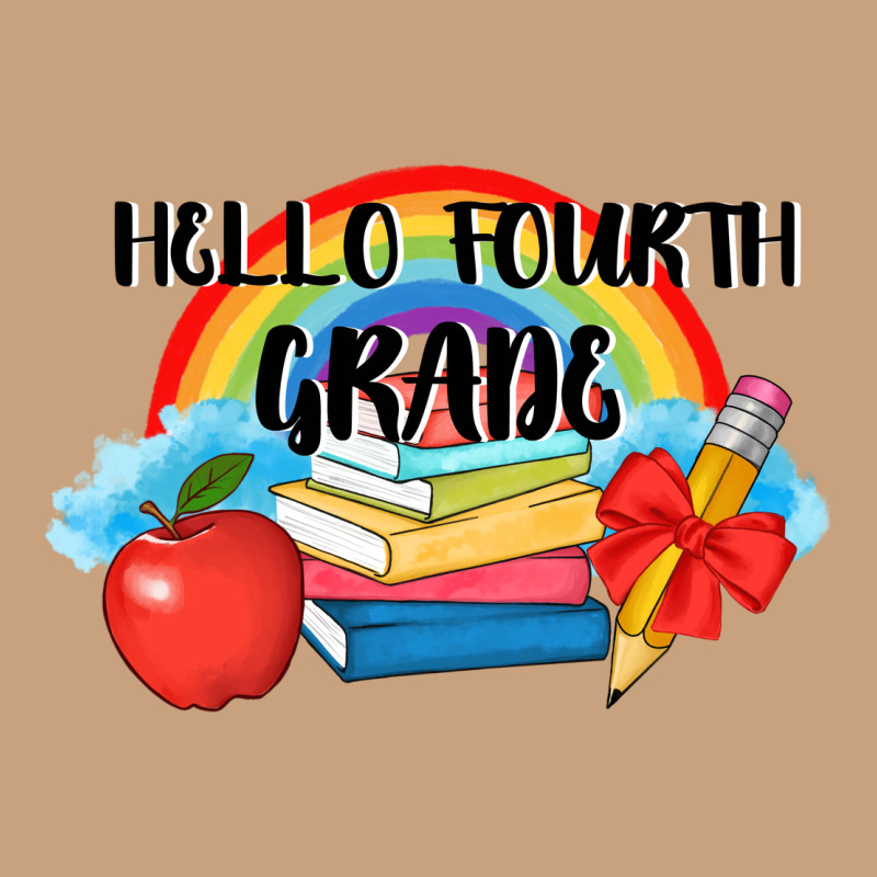 Back To School Hello Fourth Grade 3200x2400 Vintage Tee by AdoDesignShop | Teevron
