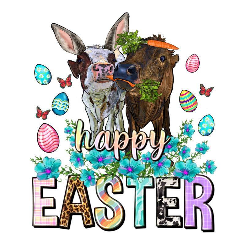 Happy Easter Heifers Easter Day Premium Hoodie by HowdyJamesFarm | Teevron
