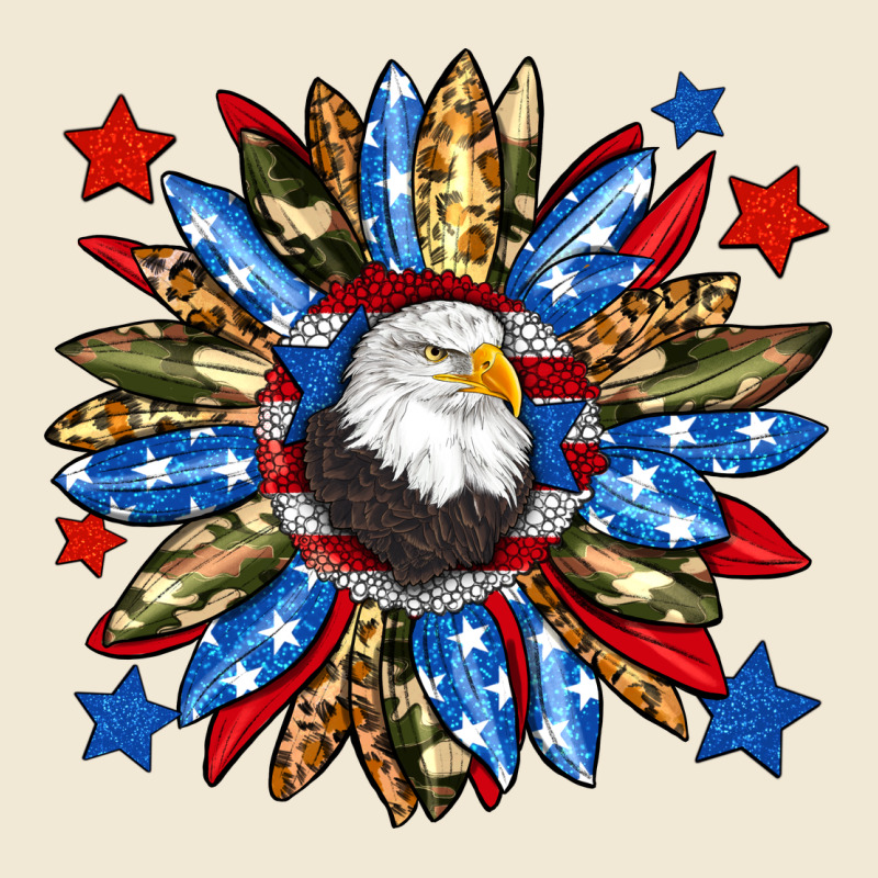 American Flag Sunflower Ladies Tee by Neo Western | Teevron