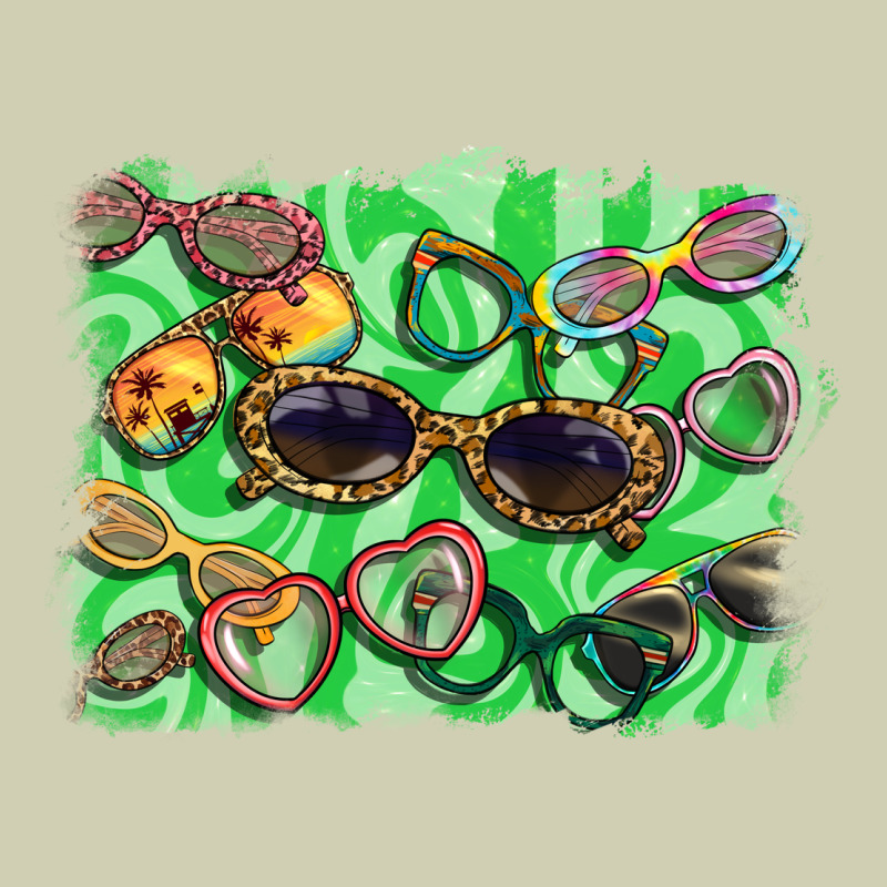 Sunglasses Background Heavy Core Tee by BarkalooDesign | Teevron