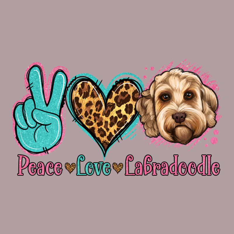 Peace Love Labradoodle Vintage Hoodie by Jasminsmagicworld | Teevron