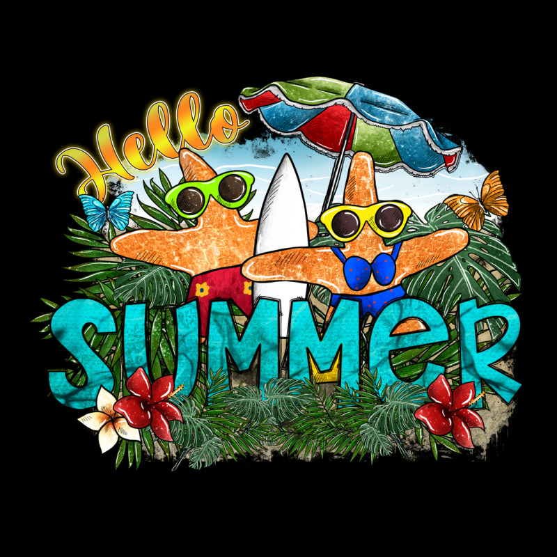 Hello Summer Ladies Tee by SublimationCraftShop | Teevron