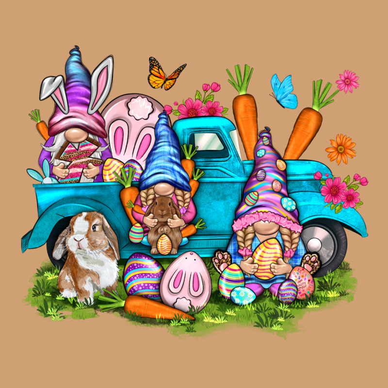 Easter Gnomies With Truck Vintage Tee by NancyCooperArtShop | Teevron