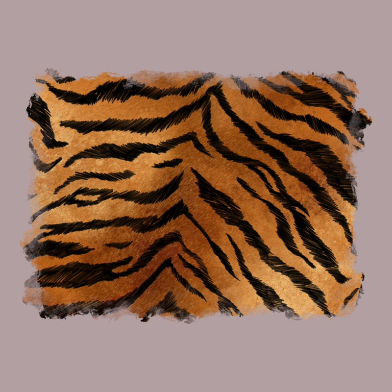 Handdrawn Tiger Pattern Background Vintage Hoodie by BarkalooDesign | Teevron