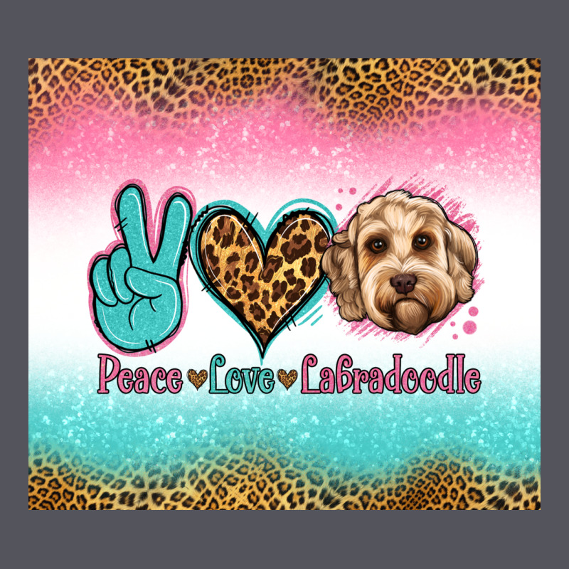 Peace Love Labradoodle Vintage Hoodie by Jasminsmagicworld | Teevron