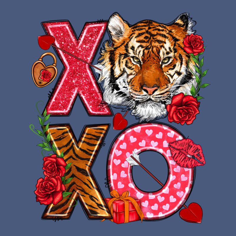 Xoxo With Tiger Vintage Hoodie by NancyCooperArtShop | Teevron