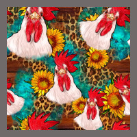 Western  Chicken With Sunflowers Seamless Pattern Urban Hoodie | Teevron