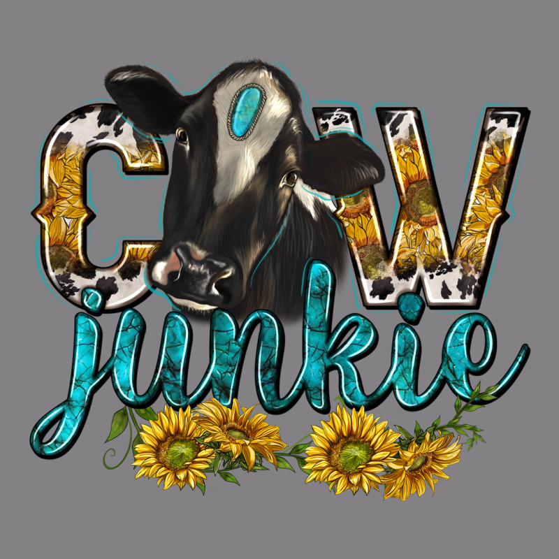 Cow Junkie With Cow Heavyweight Hoodie by texasbilliewilder | Teevron