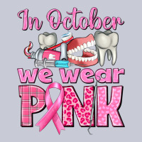 In October We Wear Pink Breast Cancer Awareness Heavyweight Hoodie | Teevron