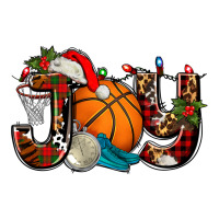 joy with basketball and santa's hat | Teevron