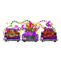Mardi gras farm trucks | Teevron