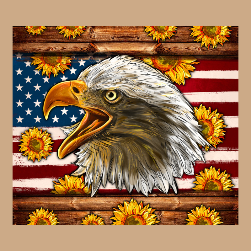 American Flag Eagle Vintage Hoodie by LillyAllenDesigns | Teevron