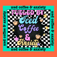 Fueled By ıced Coffee And Anxiety Premium Hoodie | Teevron