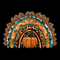 Fall Pumpkin Rainbow Ladies Tee | Teevron