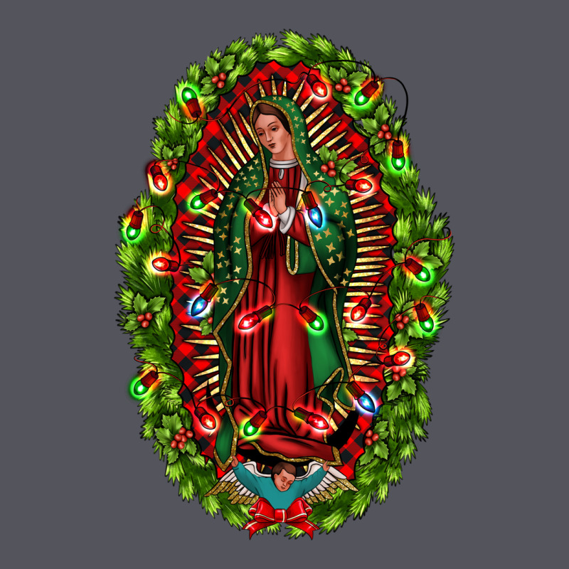 Our Lady Of Guadalupe Christmas Vintage Hoodie by Jasminsmagicworld | Teevron