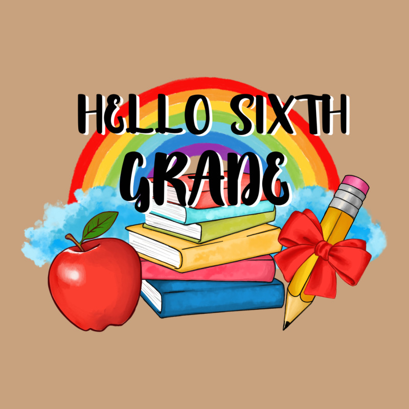 Back To School Hello Sixth Grade 3200x2400 Vintage Tee by AdoDesignShop | Teevron