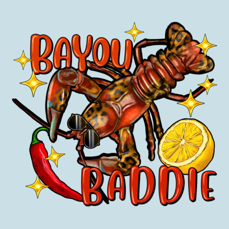Crawfish Bayou Baddie Ladies Tee by FaDigitalArtStudio | Teevron