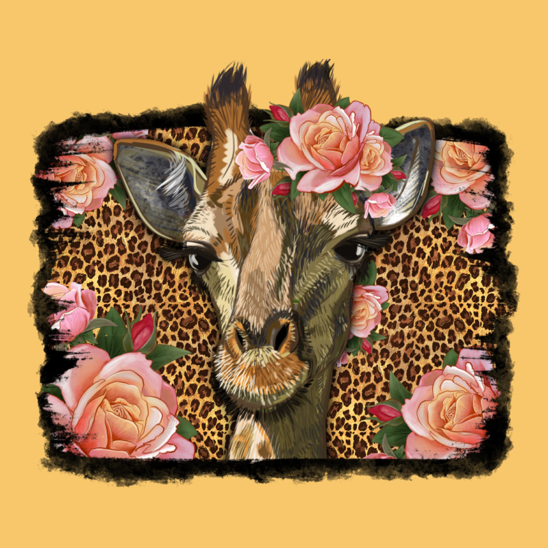 Western Floral Giraffe Vintage Hoodie by LillyAllenDesigns | Teevron
