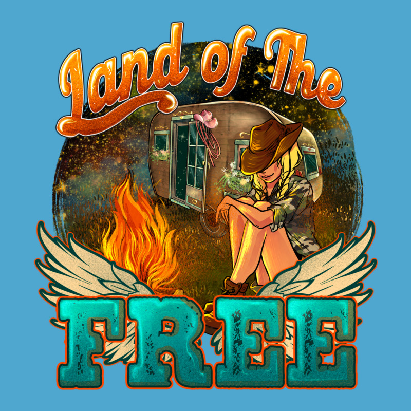 Land Of The Free 4th Of July Premium Hoodie by HowdyJamesFarm | Teevron