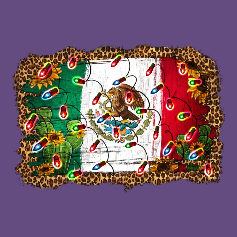 Christmas Lights Mexican Flag Vintage Hoodie by Jasminsmagicworld | Teevron