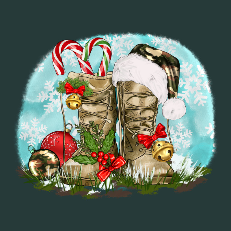 Army Boots Christmas Premium Sweatshirt by texasbilliewilder | Teevron