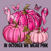 In October We Wear Pink With Pumpkin Heavyweight Hoodie | Teevron