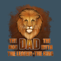 Dad The Man Leather Background Urban Heavy Tee | Teevron