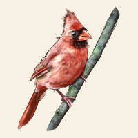 Northern Cardinal Bird Vintage Tee | Teevron