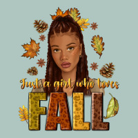 Just A Girl Who Loves Fall Afro Woman Premium Sweatshirt | Teevron