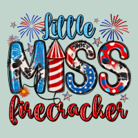 Little Miss Firecracker 4th Of July Zipper Hoodie | Teevron