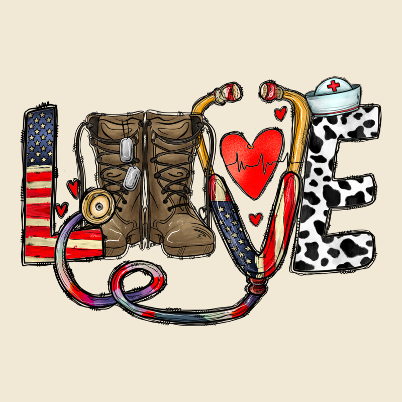 America Nurse Premium Tee by CowhideDigitalArt | Teevron