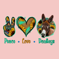 Peace Love Donkeys Urban Heavy Tee | Teevron