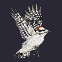 Flying Downy Woodpecker Vintage Tee | Teevron