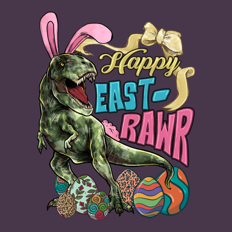 Happy Easter Day T-rex Heavyweight Hoodie by NancyCooperArtShop | Teevron