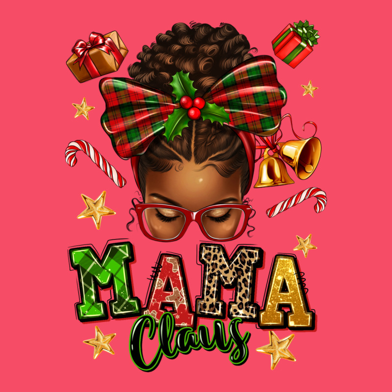 Mama Claus Afro Messy Bun Premium Sweatshirt by texasbilliewilder | Teevron