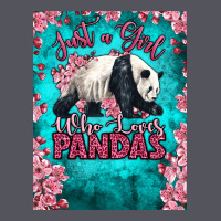 Just A Girl Who Loves Pandas Vintage Hoodie | Teevron