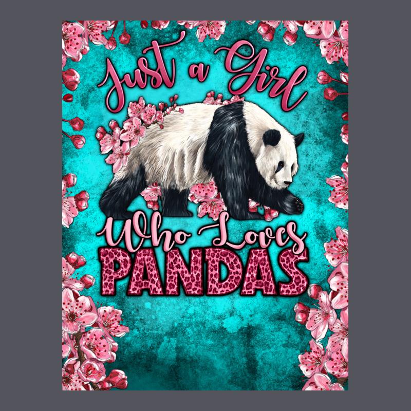Just A Girl Who Loves Pandas Vintage Hoodie by LillyAllenDesigns | Teevron
