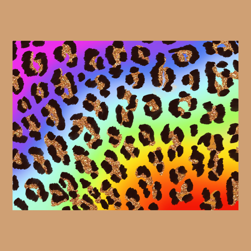 Leopard Background Rainbow 3200x2400 Vintage Tee by AdoDesignShop | Teevron